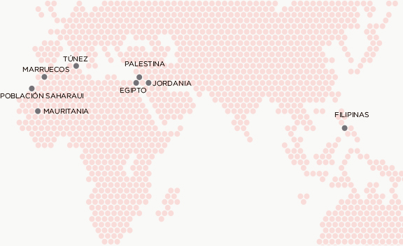 Mapa Centroamérica, México y Caribe