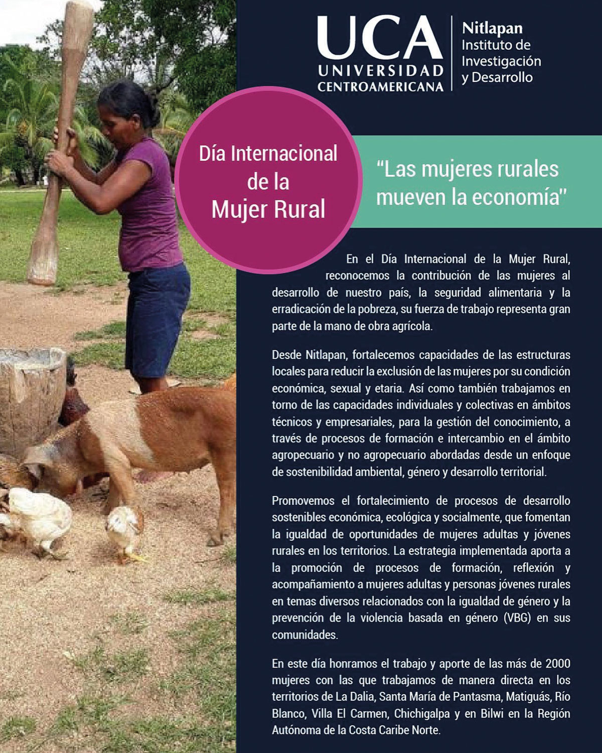 Cooperantes trabajando